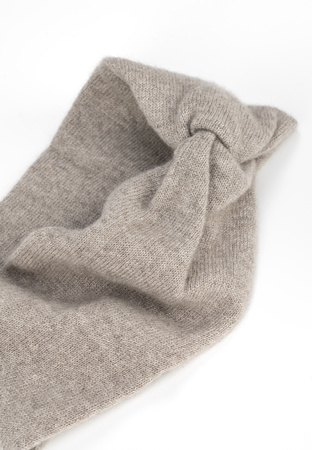 Beżowa kaszmirowa opaska