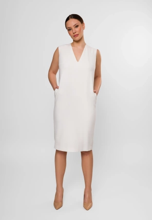 Prosta sukienka bez rękawów