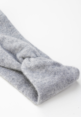 Szara kaszmirowa opaska