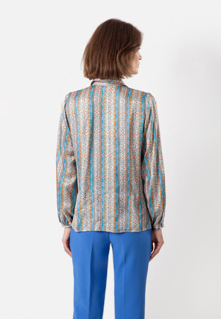 Wiskozowa bluzka w orientalny wzór
