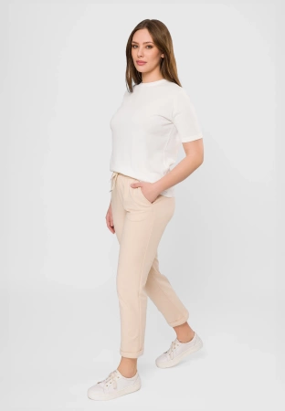 Ecru bluzka z wiskozą