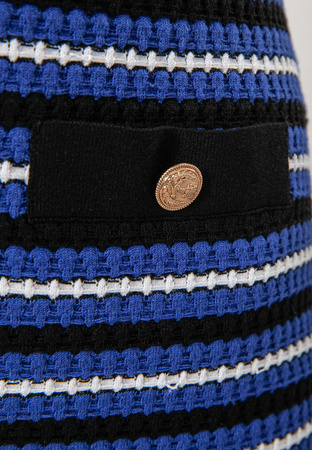 Dzianinowa sukienka w paski