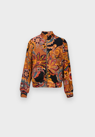 Wiskozowa bomberka we wzór paisley