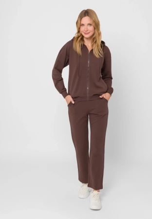 Brązowe dresowe spodnie