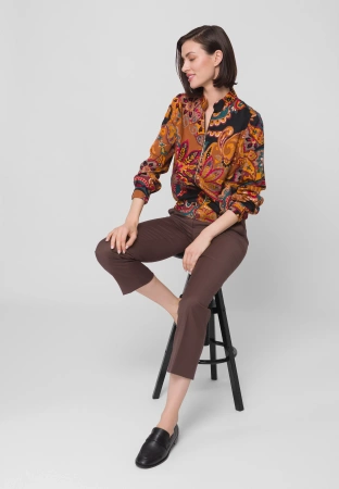 Wiskozowa bomberka we wzór paisley