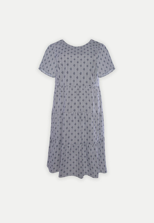 Sukienka w marynarski wzór