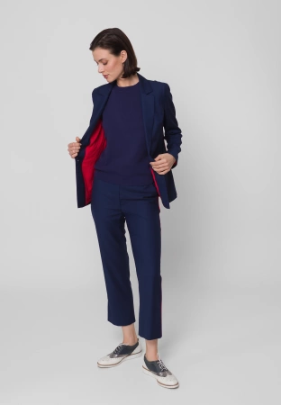 Żakiet z ozdobną wypustką