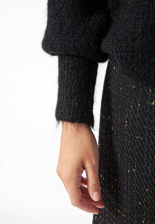 Sweter oversize z alpaką