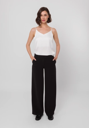 Spodnie z szeroką nogawką