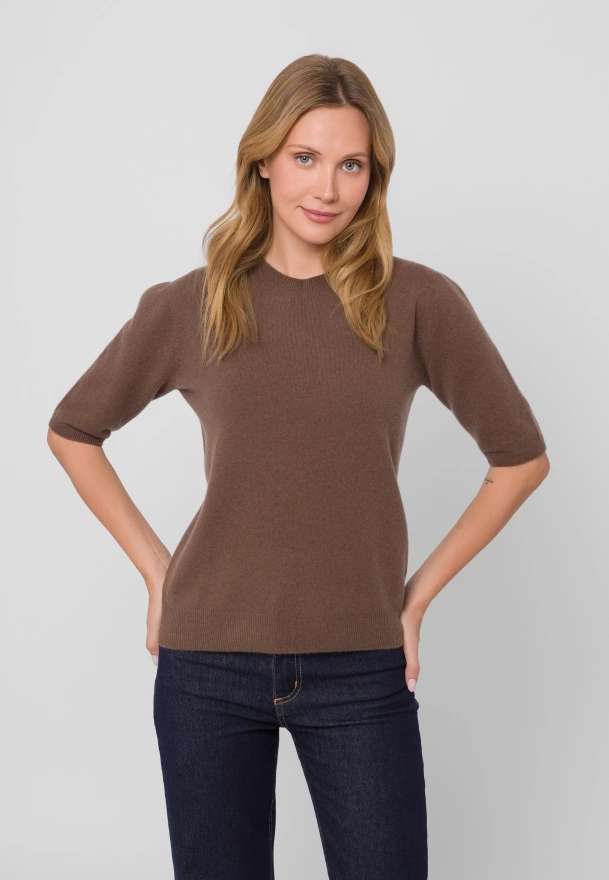 Dzianinowa bluzka z kaszmirem