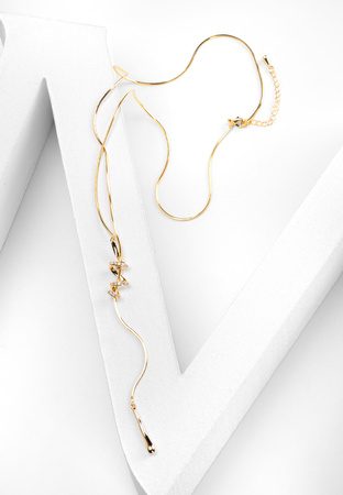 Naszyjnik z delikatnym wykończeniem