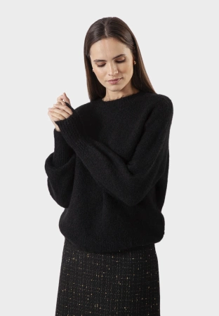 Sweter oversize z alpaką