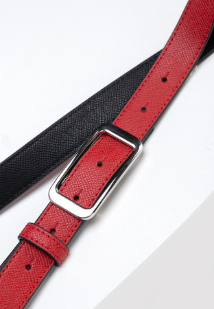 Czerwony klasyczny pasek