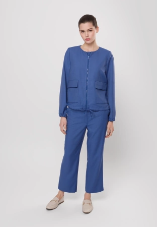 Proste spodnie z wiskozą