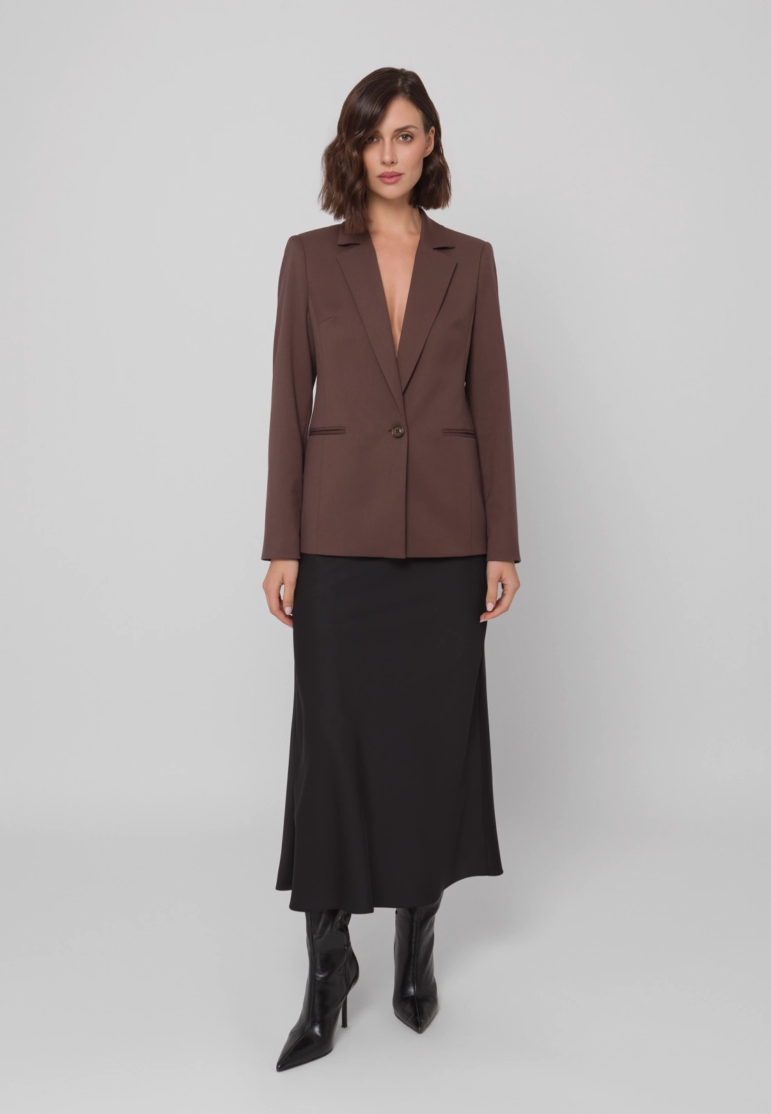 Długa czarna spódnica