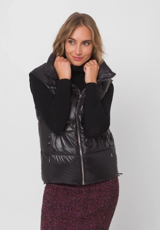 Puchowa kamizelka z naturalnym wypełnieniem