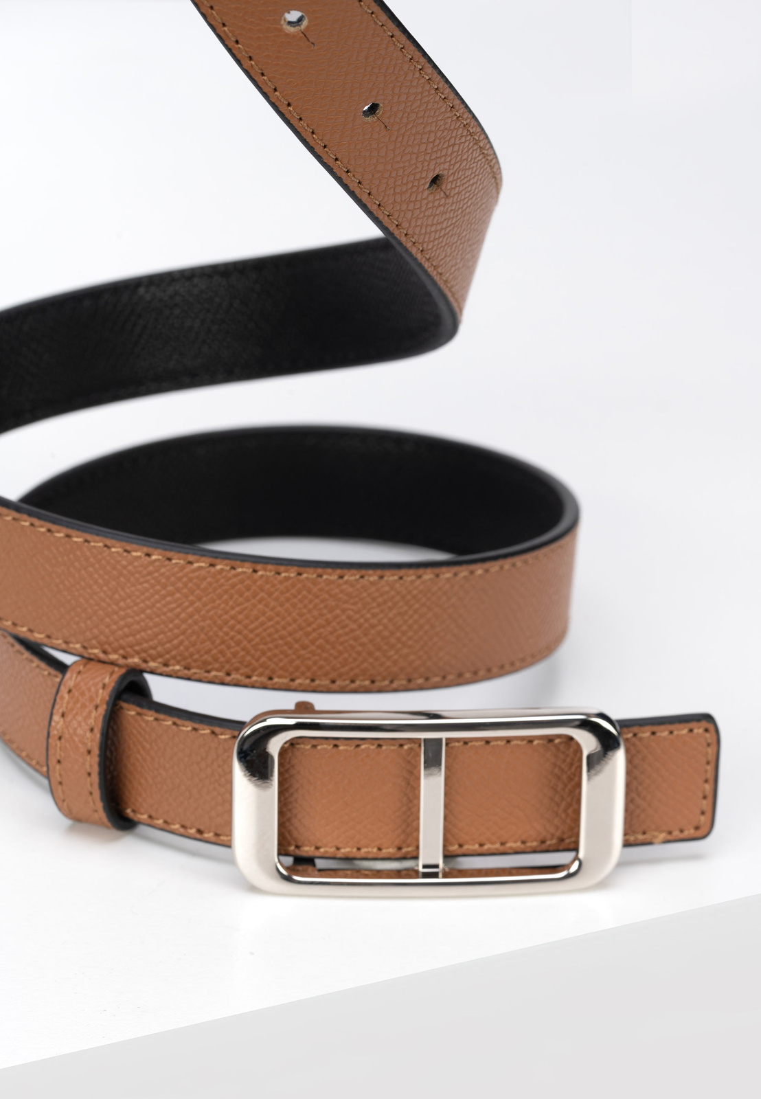 Camelowy klasyczny pasek