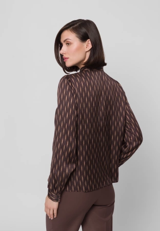 Wiskozowa bluzka w oryginalny print