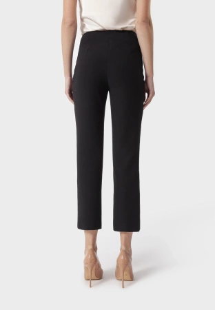 Czarne spodnie cropp