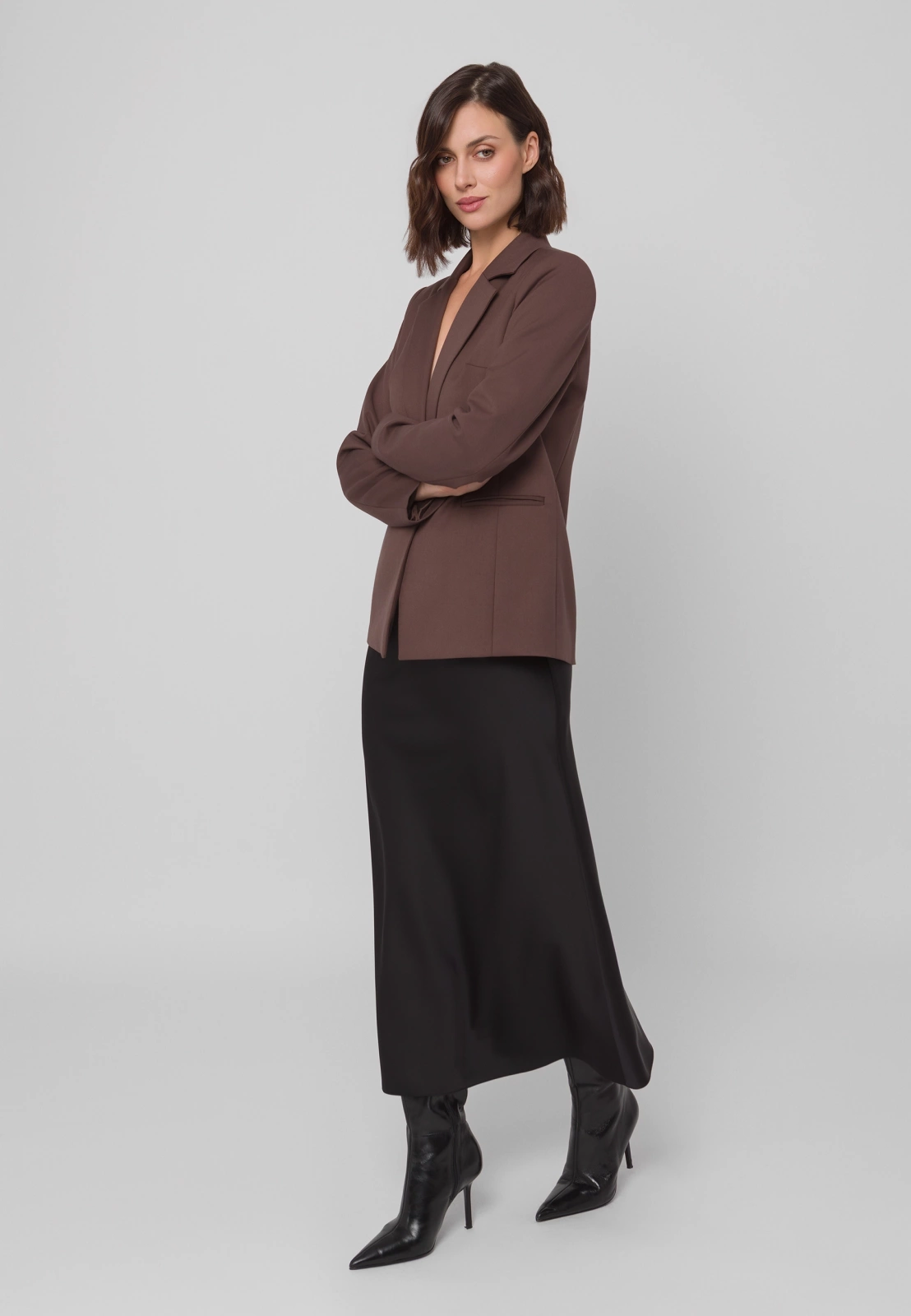 Długa czarna spódnica