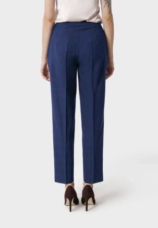 Granatowe cygaretki w drobną kratkę