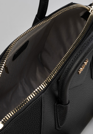 Skórzana torba z szerokim paskiem