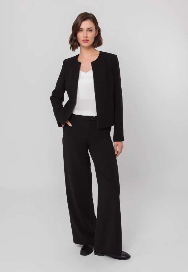 Spodnie z szeroką nogawką