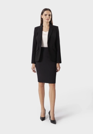 Czarna ołówkowa spódnica