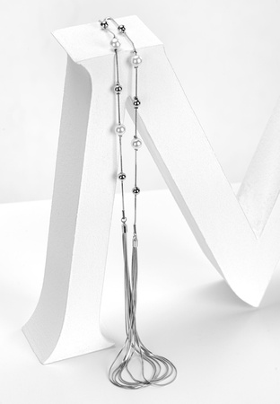 Naszyjnik z perłowymi koralikami