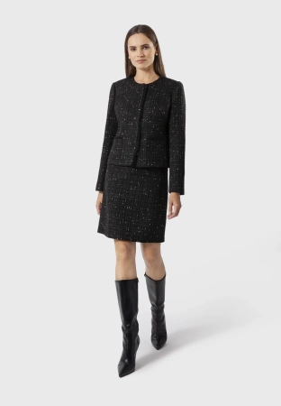 Prosta spódnica ze złotą nitką