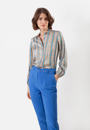 Wiskozowa bluzka w orientalny wzór