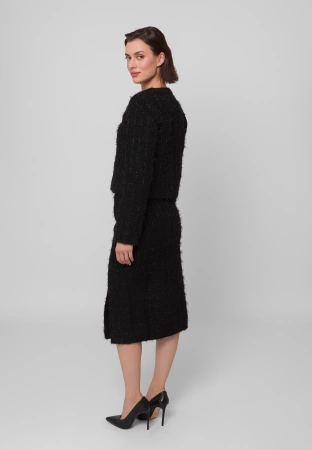 Czarna ołówkowa spódnica