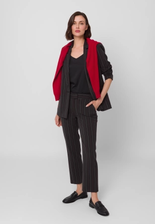 Klasyczny żakiet w prążek