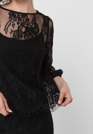 Koronkowa bluzka z topem