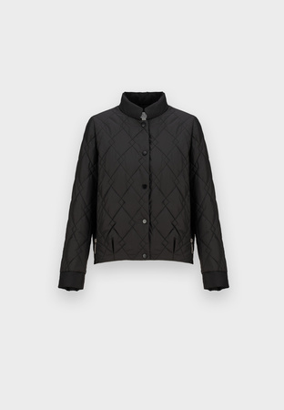 Czarna pikowana kurtka
