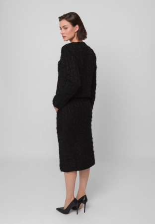 Czarna ołówkowa spódnica