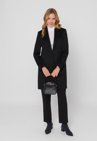 Mała czarna torebka do ręki i na ramię