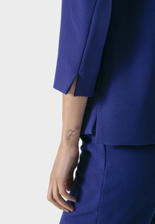 Chabrowa bluzka z długim rękawem