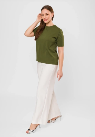Oliwkowa bluzka z wiskozą