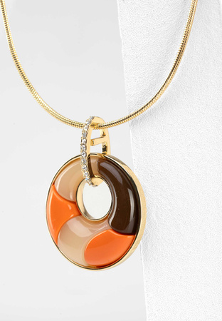 Naszyjnik z okrągłą zawieszką