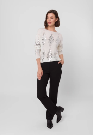 Spodnie z prostą nogawką