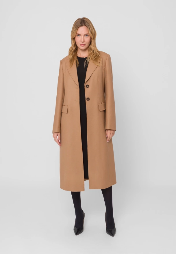 Wełniany płaszcz dyplomatka