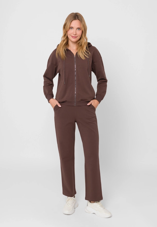 Brązowe dresowe spodnie