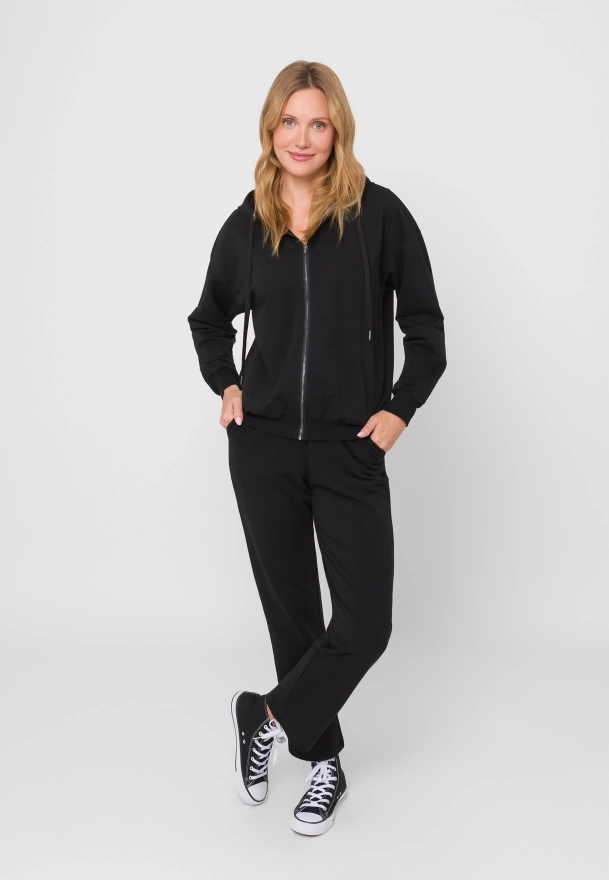 Czarne dresowe spodnie