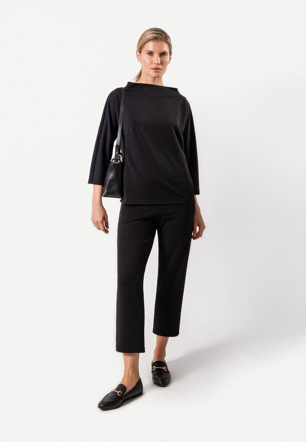 Czarne spodnie dresowe