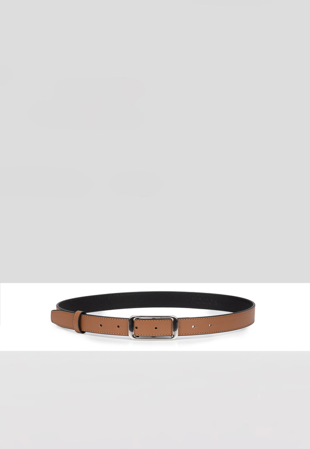 Camelowy klasyczny pasek