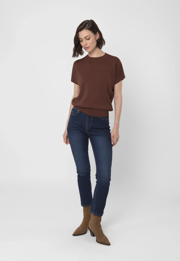 Jeansy slim fit w kolorze granatowym