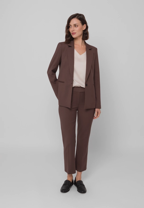 Klasyczne cygaretki w kolorze brązowym