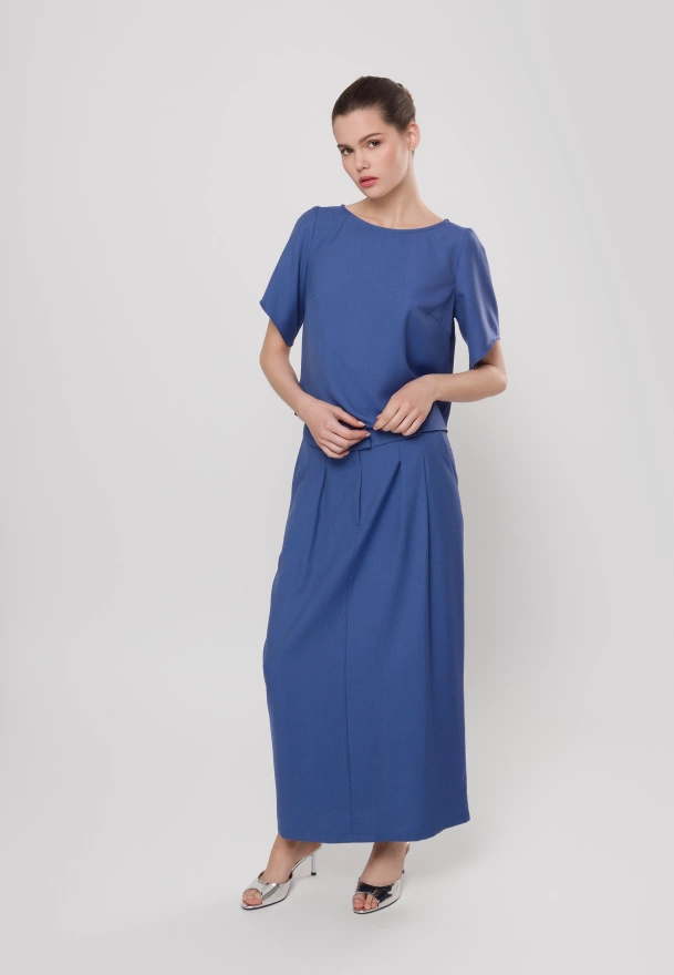 Długa spódnica z wiskozą