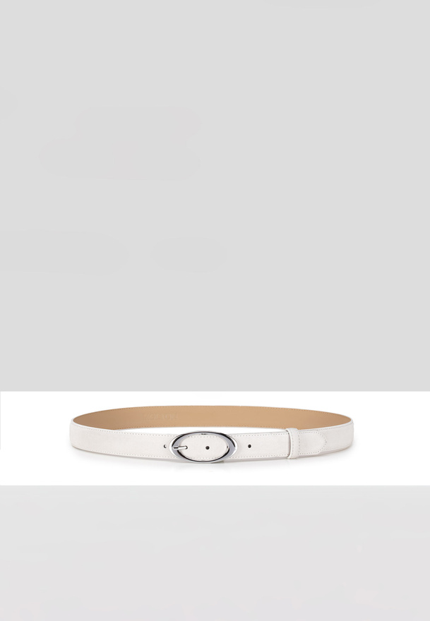 Skórzany pasek zamszowy